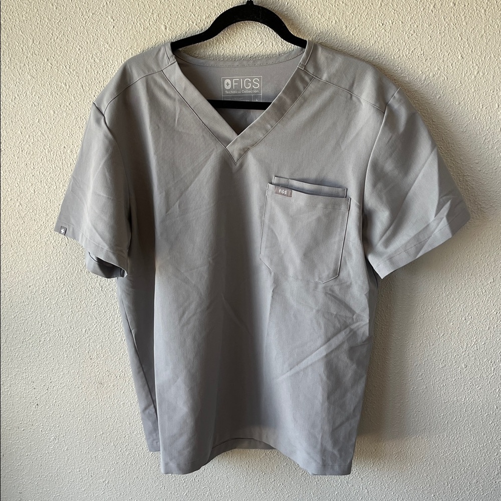 Figs Gray Men's Shirt